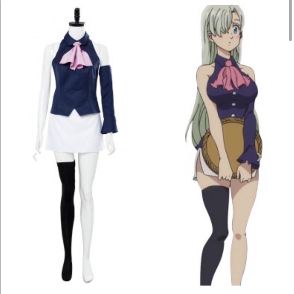 Seven Deadly Sins Elizabeth Costume Cosplay